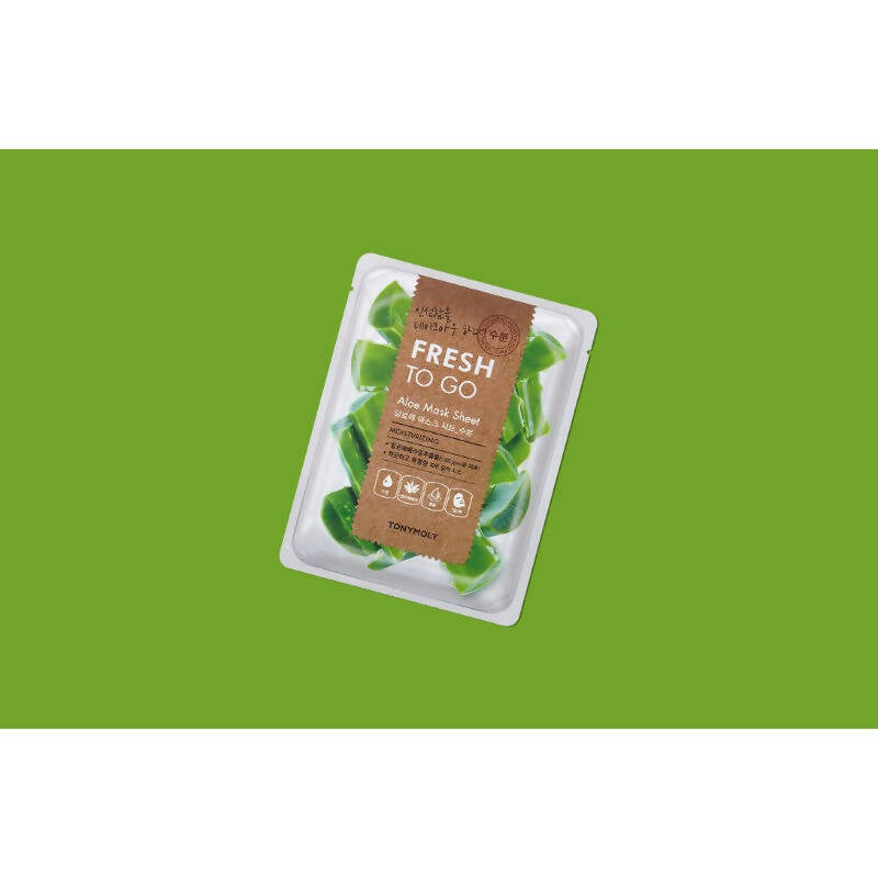 Tonymoly Fresh To Go Aloe Mask Sheet Moisturizing - Korean Skincare | Grocsy