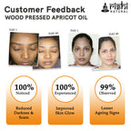 Rishi Natural Apricot Oil Wood Pressed 100% Pure | Grocsy
