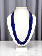 Inhanns Crystal Beads Luxe Edition – Multi-Layered Necklace - Royal Blue | Grocsy