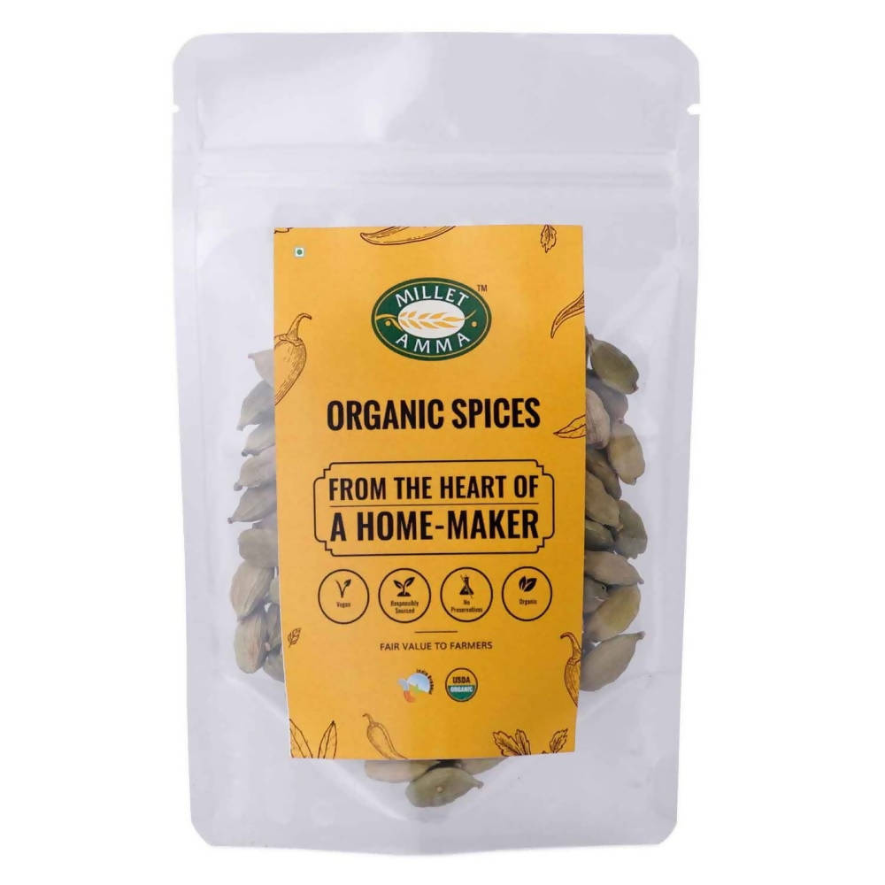 Millet Amma Organic Green Cardmon Elachi | Grocsy