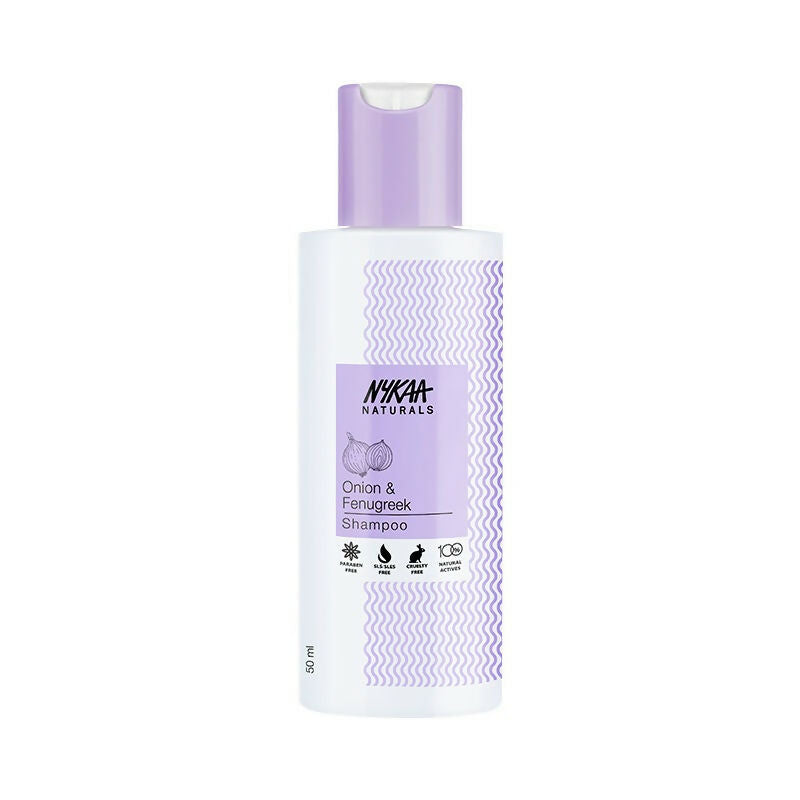 Nykaa Naturals Anti-Hair Fall Shampoo With Onion, Fenugreek | Grocsy