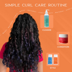 Manetain Curl Cream For Curly, Wavy, Dry & Frizzy Hair | Grocsy