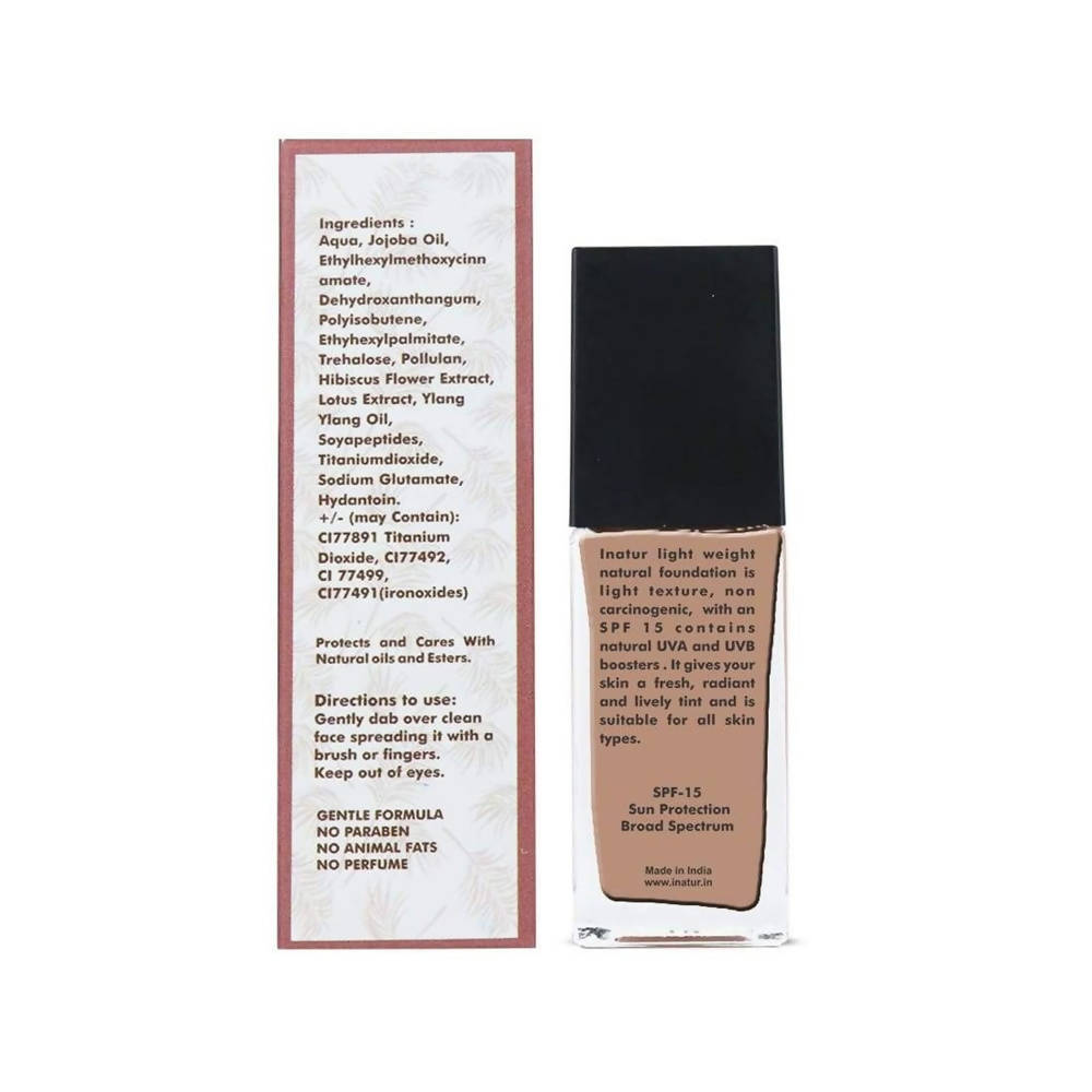 Inatur Natural Light Weight Foundation - Honey | Grocsy