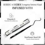 The Natural Wash Eyecatchy Longstay Intense Kajal - Black Pearl | Grocsy