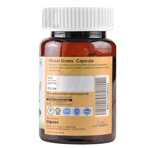 Cipzer Wheat Grass Capsules | Grocsy