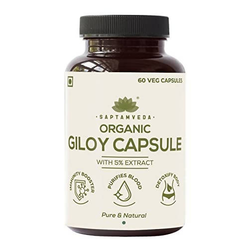 Saptamveda Organic Giloy Capsules | Grocsy