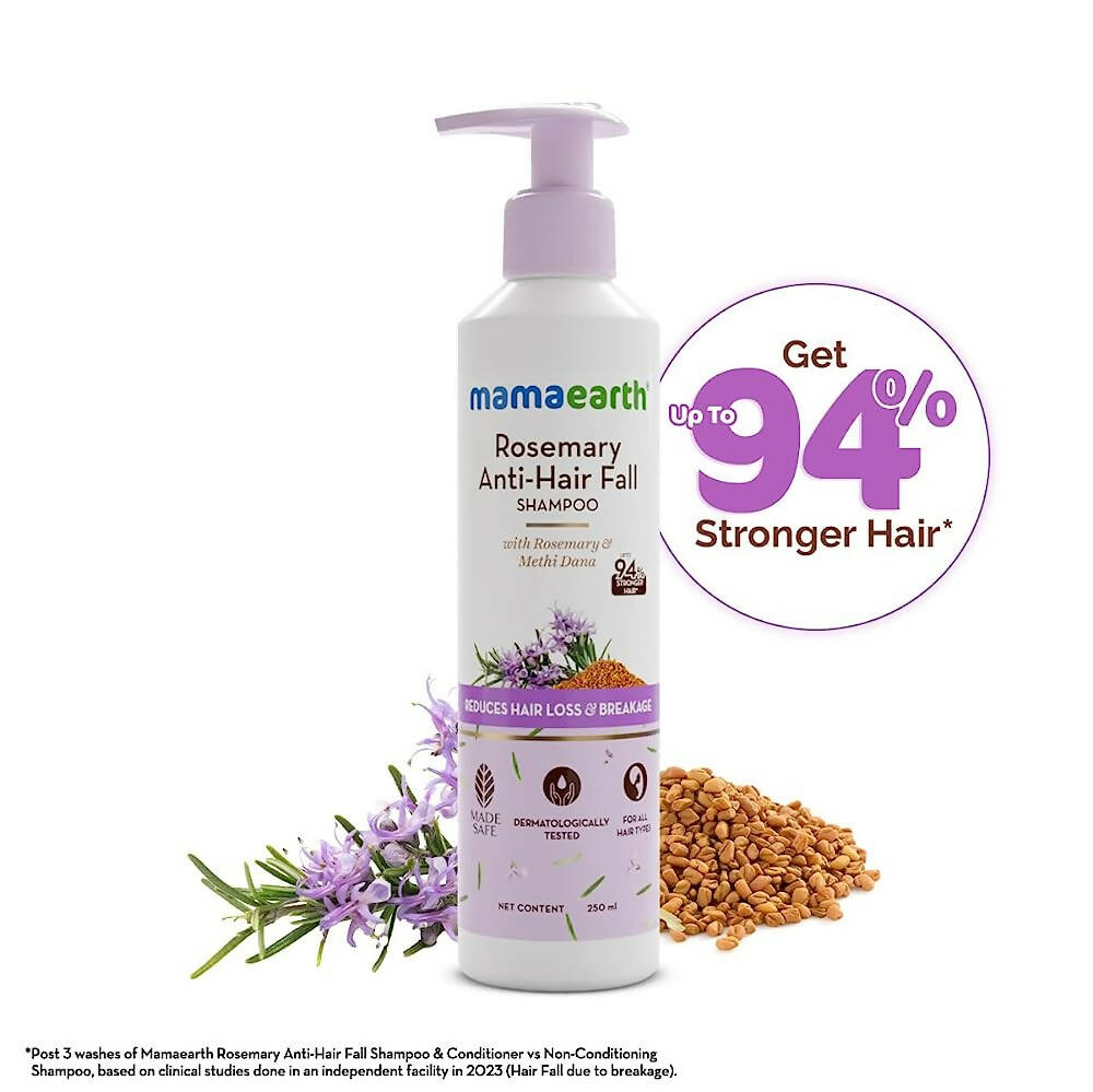 Mamaearth Rosemary Anti Hair Fall Shampoo | Grocsy