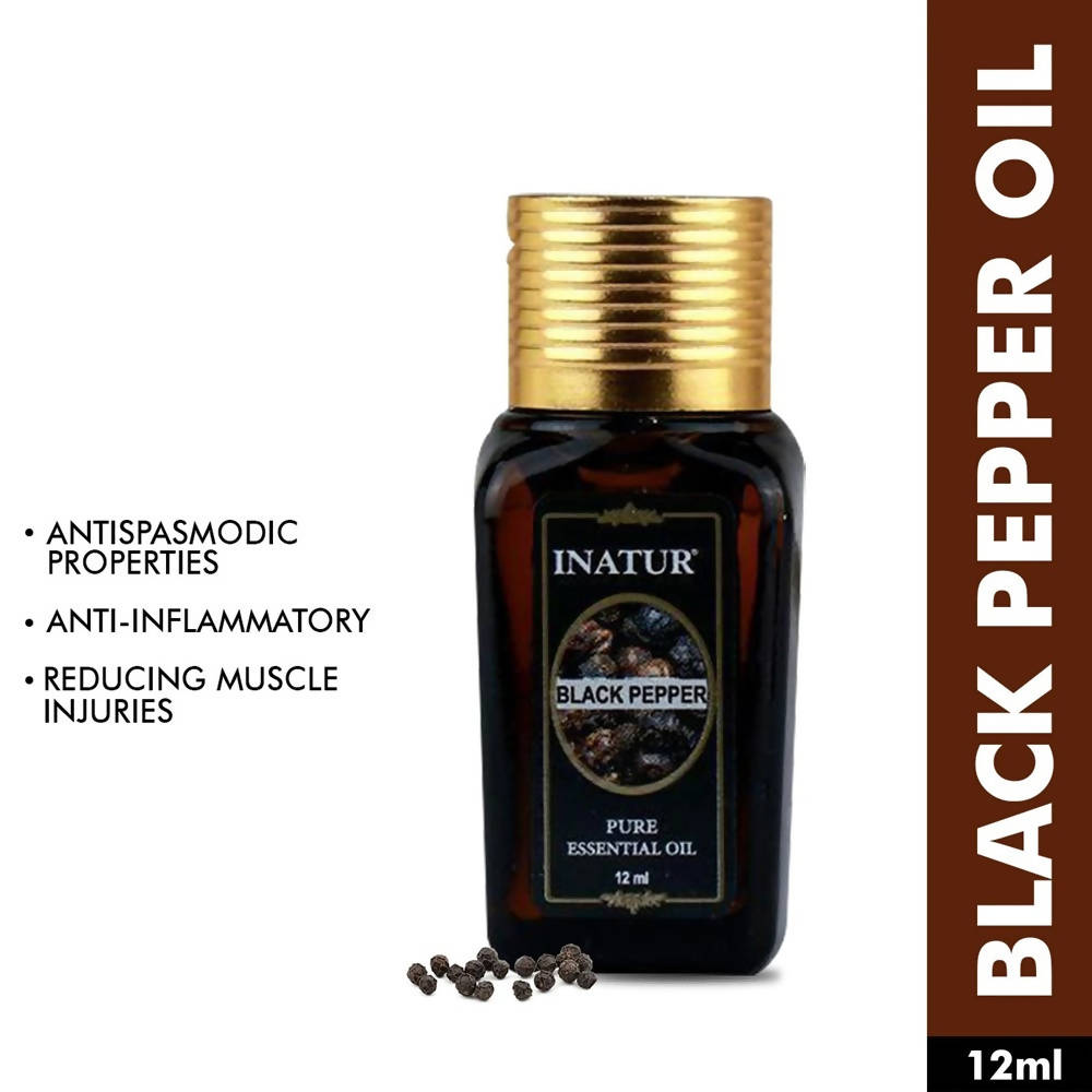 Inatur Black Pepper Pure Essential Oil | Grocsy