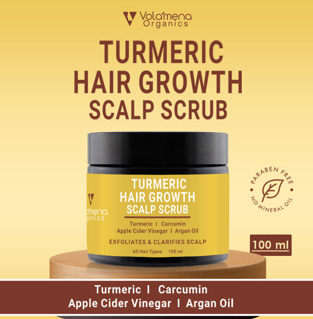 Volamena Turmeric Scalp Scrub | Grocsy