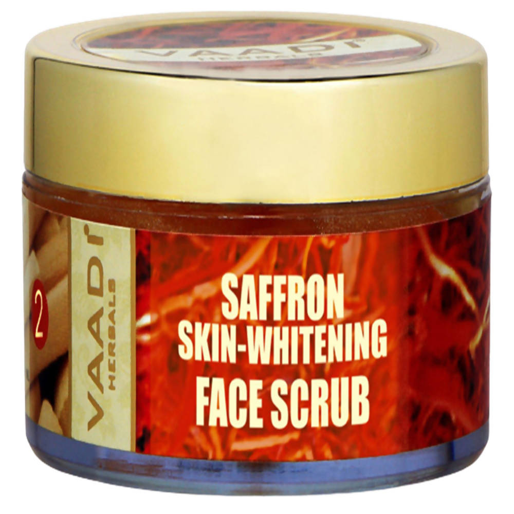 Vaadi Herbals Saffron Skin Whitening Face Scrub | Grocsy