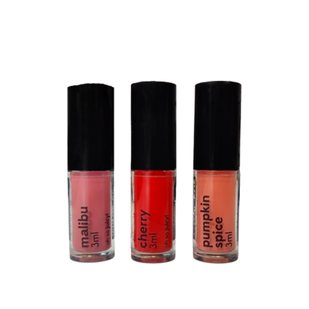 Ruby's Organics Lip Oil Gloss Minis Pack - Sunrise | Grocsy