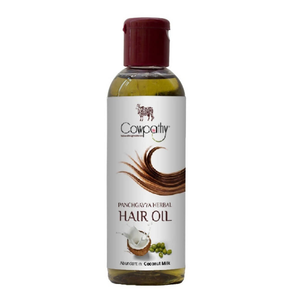 Cowpathy Panchgavya Herbal Hair Oil | Grocsy