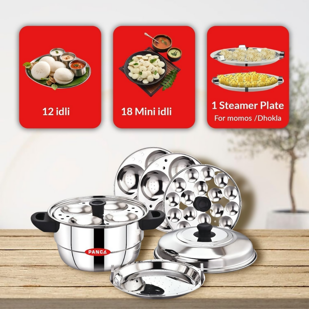 Panca Stainless Steel Idly Maker | Grocsy