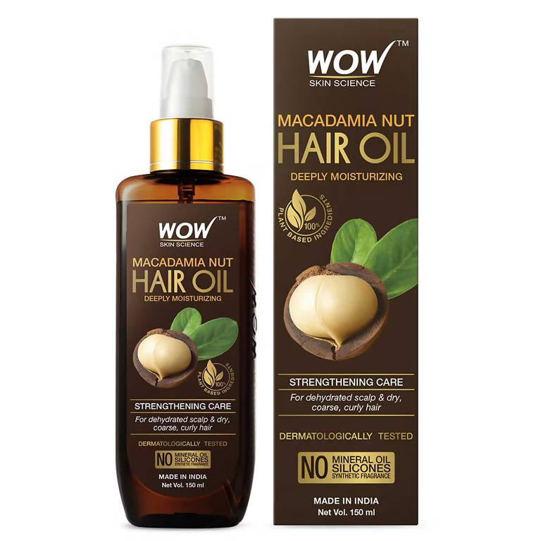 Wow Skin Science Macadamia Nut Hair Oil | Grocsy
