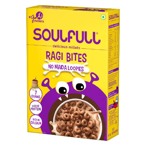 Soulfull Ragi Bites No Maida Loopies | Grocsy