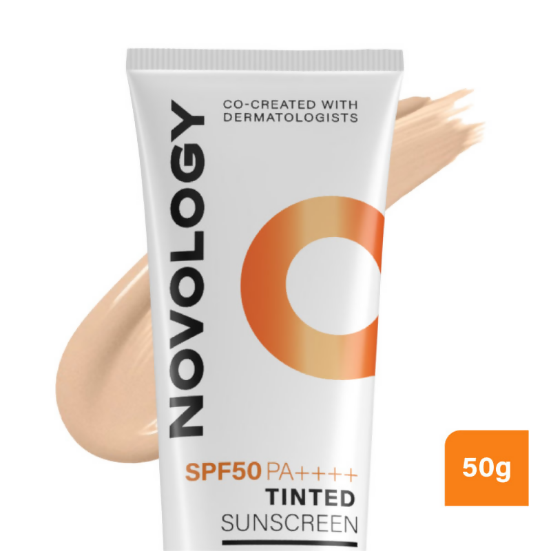 Novology SPF 50 PA++++ Tinted Sunscreen | Grocsy