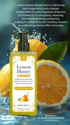 Al Masnoon Lemon Honey Shower Gel | Grocsy