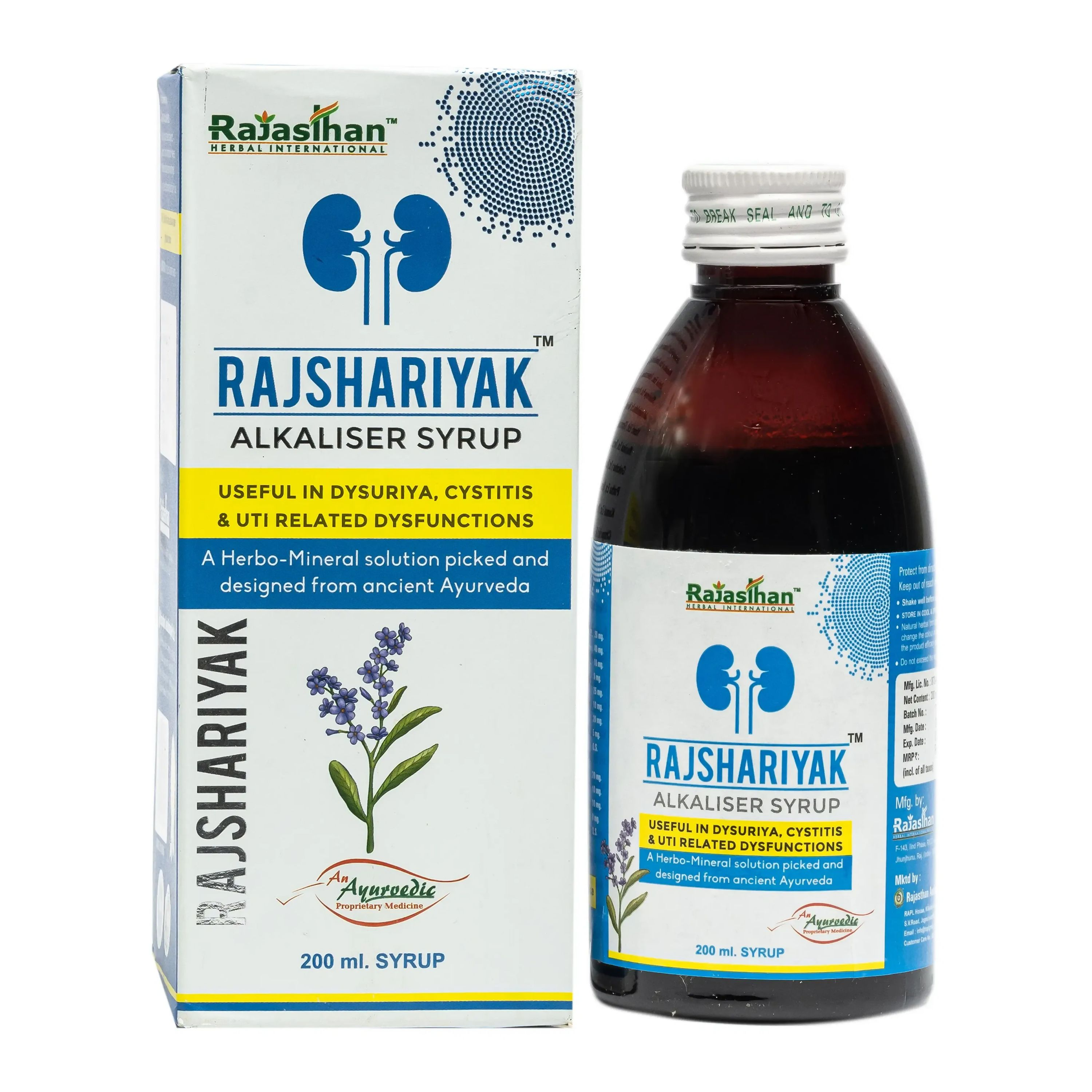 Rajasthan Herbals Rajshariyak Alkaliser Syrup | Grocsy