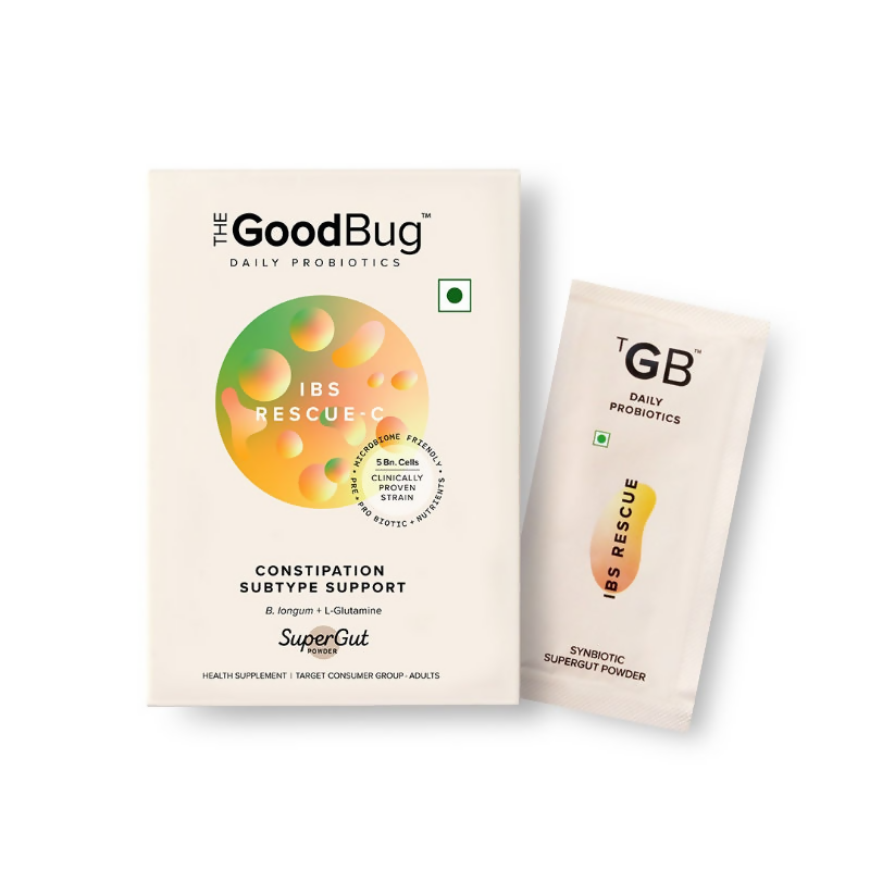 The Good Bug IBS Rescue - C SuperGut Powder for Irritable Bowel Syndrome 15 Days Pack | Grocsy