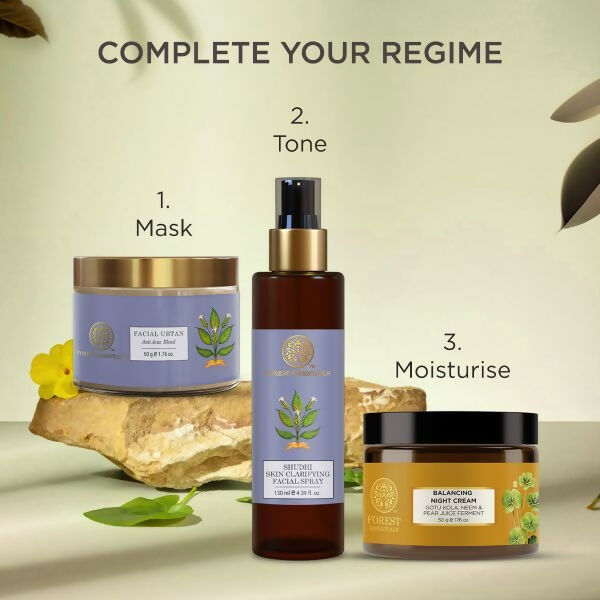 Forest Essentials Balancing Night Cream with Gotu Kola, Neem & Pear Juice Ferment | Grocsy