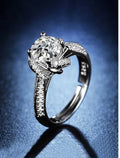 Joban Fashion Silver Brass Adjustable Ring | Grocsy