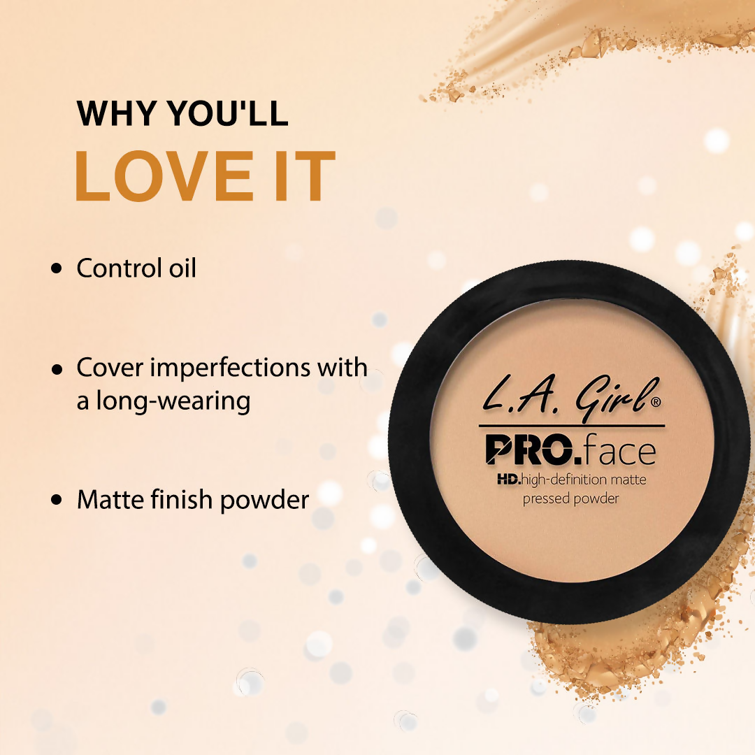 L.A. Girl HD PRO Face Pressed Powder - Nude Beige | Grocsy