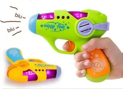Kipa Fun Gun Colorful Musical Toy with Flashing LED Light and Sound for Kids Boys & Girls-Red | Grocsy