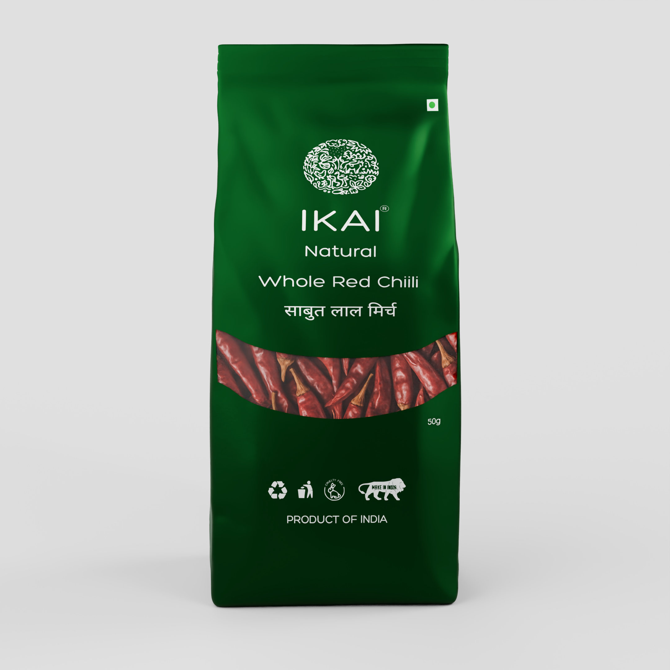 IKAI Organic Whole Red Chilli