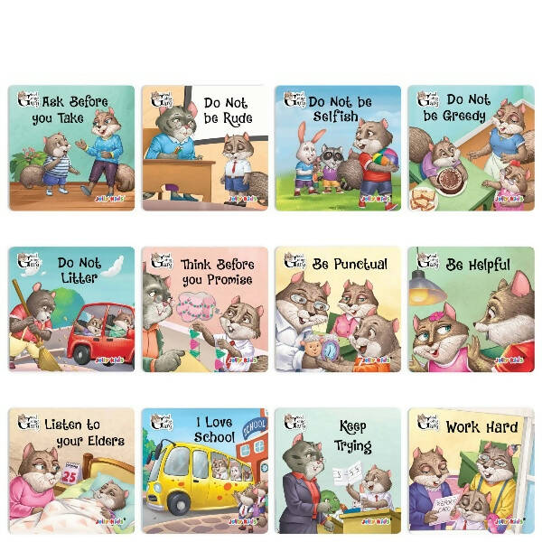 Jolly Kids Good Going Gary Character Building English Story Books for Kids| Set of 12| Character Based Children Story Books| Ages 3 - 8 Years | Grocsy