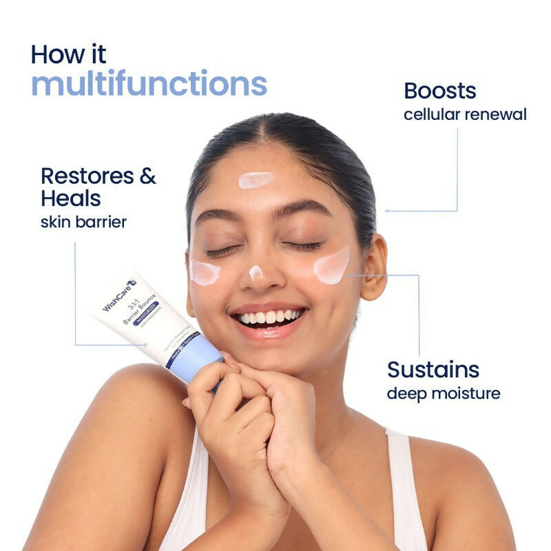 Wishcare 3:1:1 Barrier Bounce Moisturizer with Non-Comedogenic | Grocsy