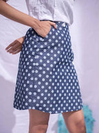 Diva Globe Polka dot Women Overlap Skirt | Grocsy