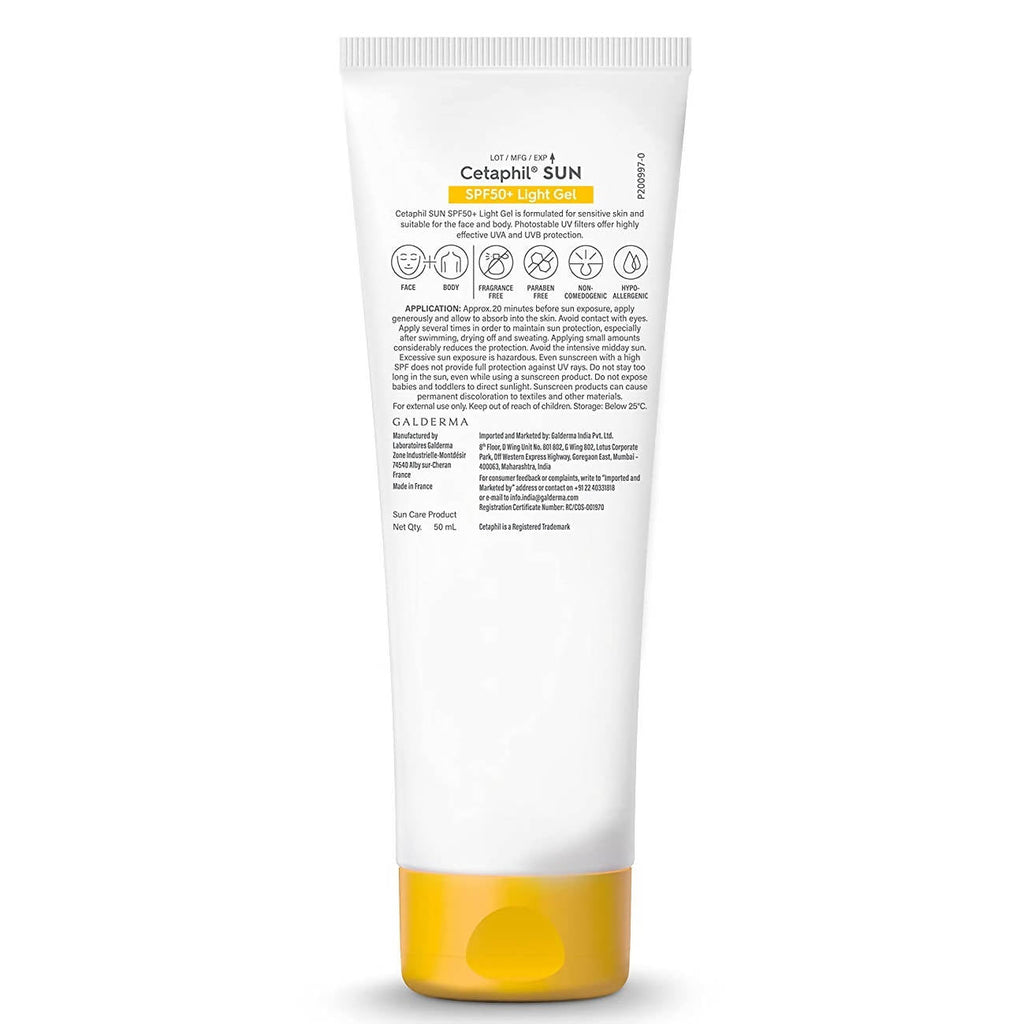 Cetaphil Sun SPF 50+ Light Gel | Grocsy