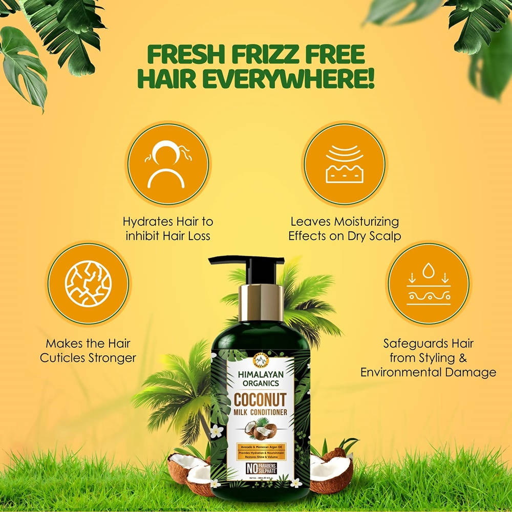Himalayan Organics Coconut Milk Conditioner | Grocsy
