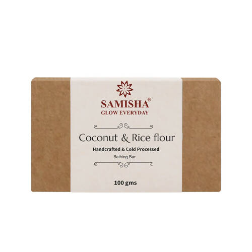 Samisha Organic Coconut Milk & Rice Flour Skin Healing Bathing Bar | Grocsy