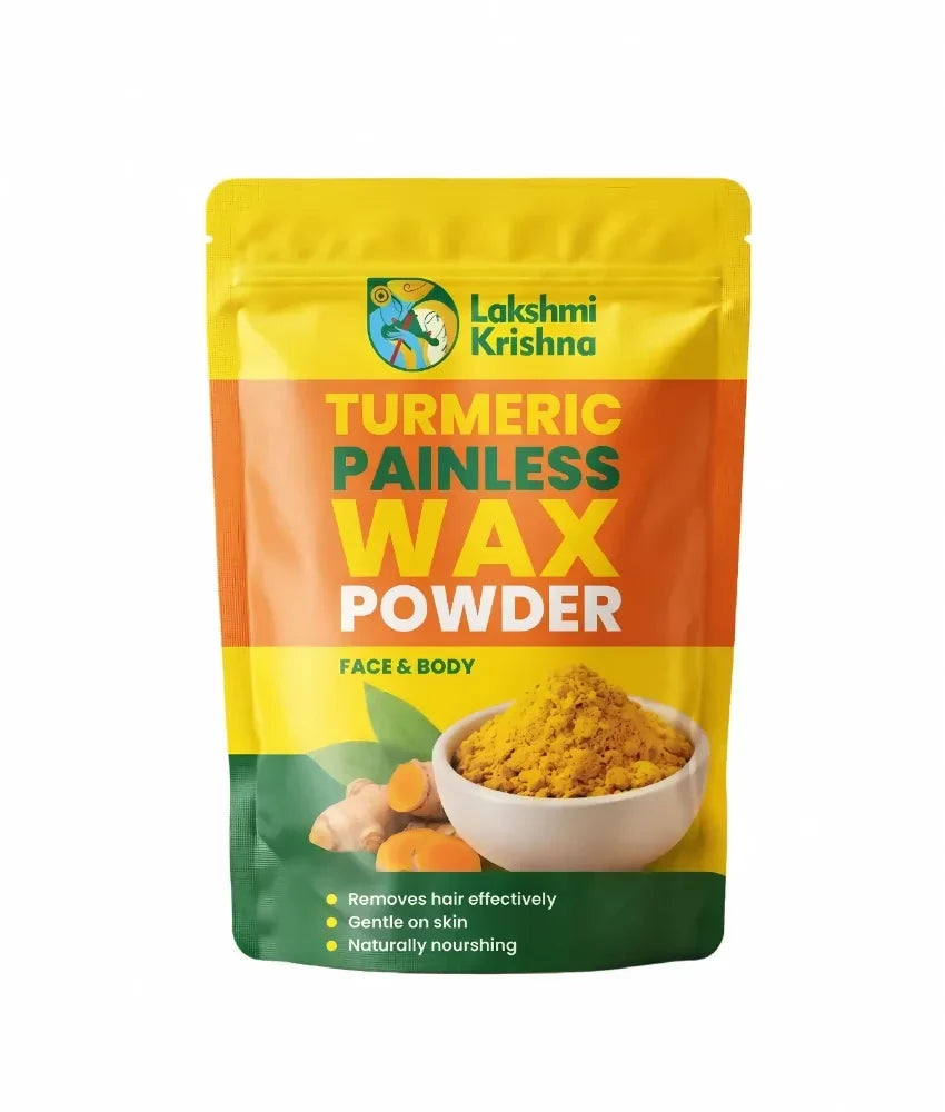 Lakshmi Krishna Turmeric Painless Wax Powder(Face & Body) | Grocsy