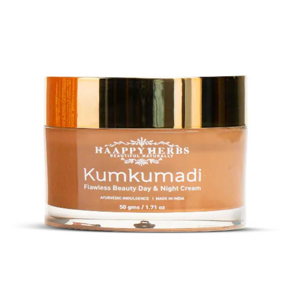Haappyherbs Kumkumadi Flawless Beauty Day & Night Cream | Grocsy