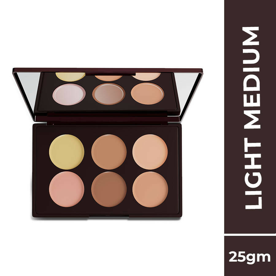 Colorbar 24Hrs Wear Concealer Palette Light-Medium | Grocsy