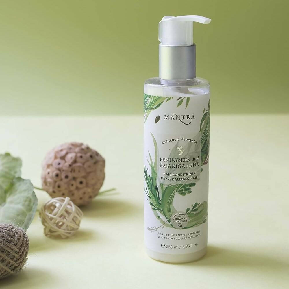 Mantra Herbal Fenugreek and Rajanigandha Hair Conditioner For Dry & Damaged Hair | Grocsy