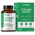 Nirvasa Vitamin D3 + K2 Tablets | Grocsy
