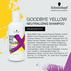 Schwarzkopf Professional Goodbye Yellow Neutralising & Anti-Yellow Sulfate Free Purple Shampoo | Grocsy