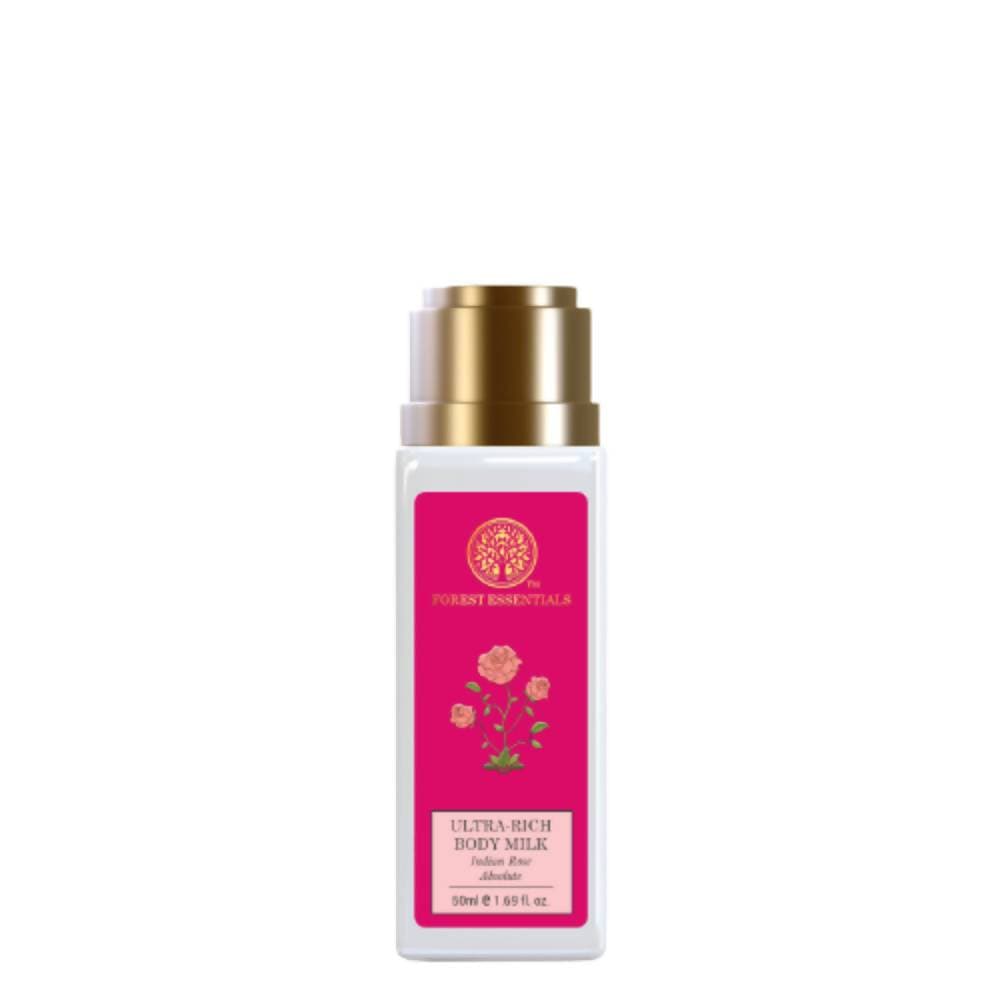 Forest Essentials Ultra-Rich Body Milk Indian Rose Absolute | Grocsy