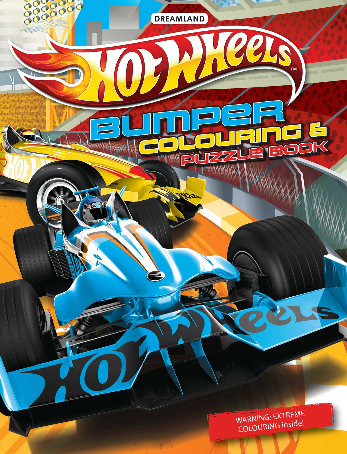 Dreamland Publications Hot Wheels Bumper Colouring & Puzzle Book : Children Drawing, Painting & Colouring Book | Grocsy