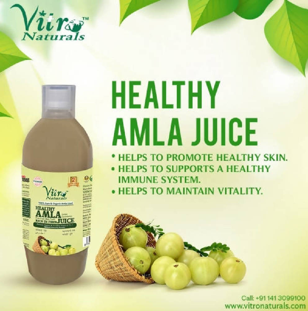 Vitro Naturals Healthy Amla Juice | Grocsy