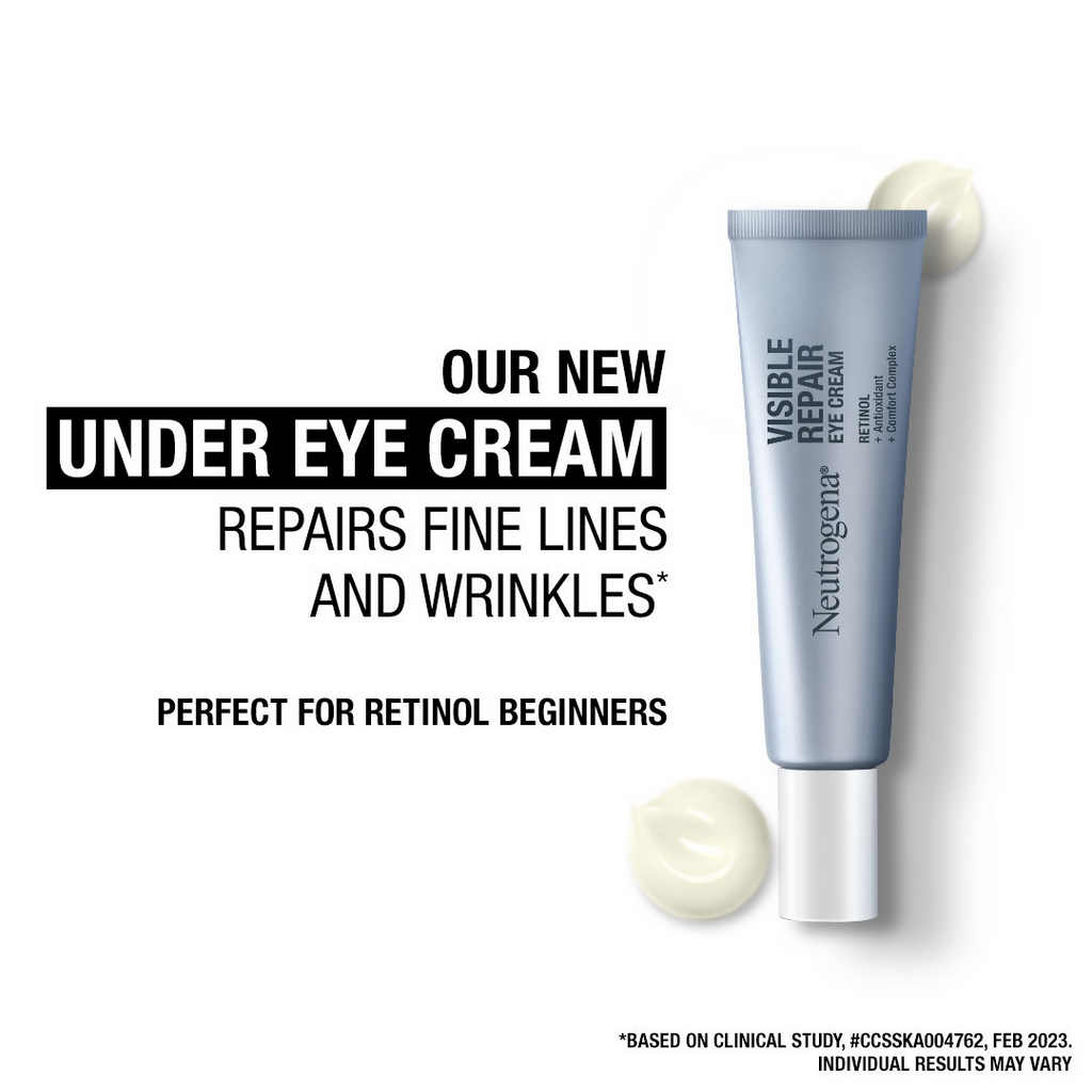 Neutrogena Visible Repair Eye Cream For Anti-Ageing, Dark Circles & Wrinkles | Grocsy