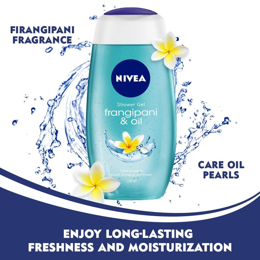 Nivea Shower Gel With Frangipani & Oil | Grocsy