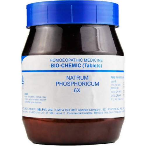 SBL Homeopathy Natrum Phosphoricum Biochemic Tablets | Grocsy