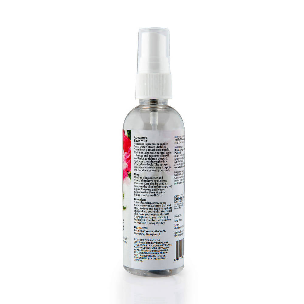Bipha Ayurveda Aquarose Face Mist | Grocsy