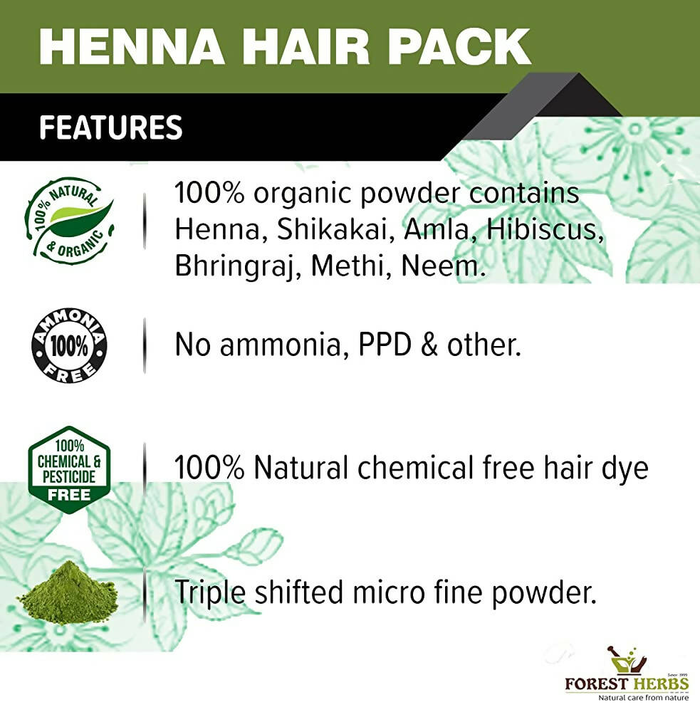 The Forest Herbs Henna Mix Powder | Grocsy