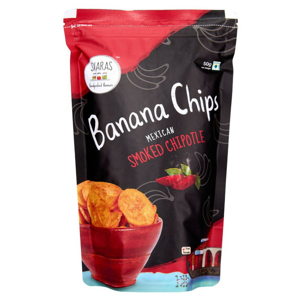 Svaras Kerala Banana Chips Smoked Chipotle | Grocsy