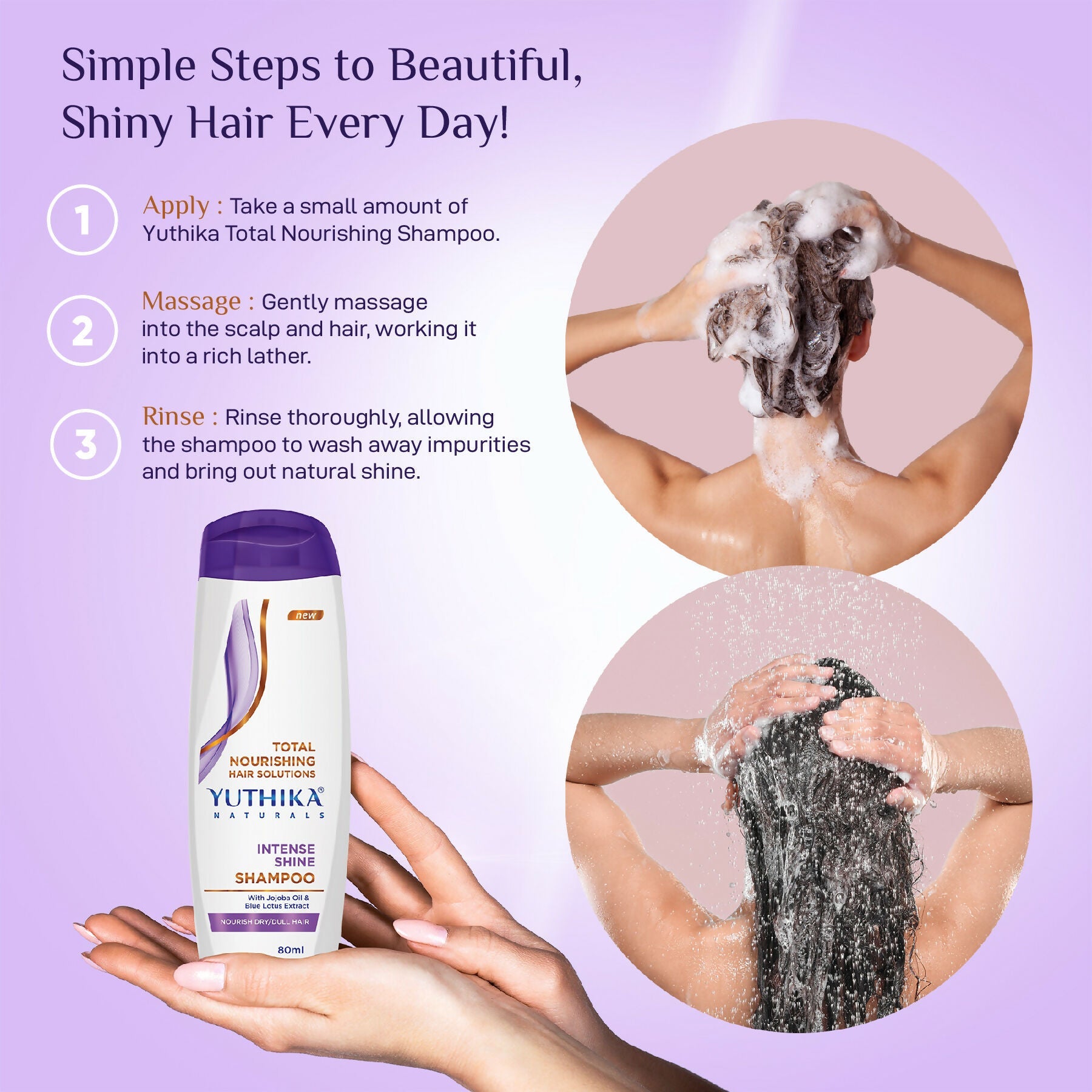 Yuthika Intense Shine Shampoo For Women & Men | Grocsy